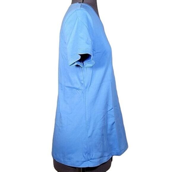 NWOT Isaac Mizrahi Essential V-neck T-shirt Sz XS - Picture 3 of 9